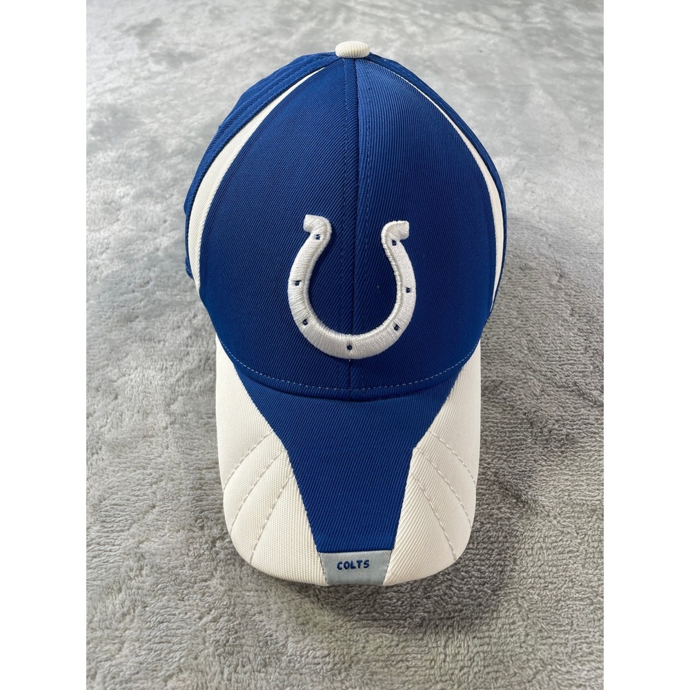 Vintage Indianapolis Colts Cap Hat NFL‎ Reebok Fitted One Size Football Onfield